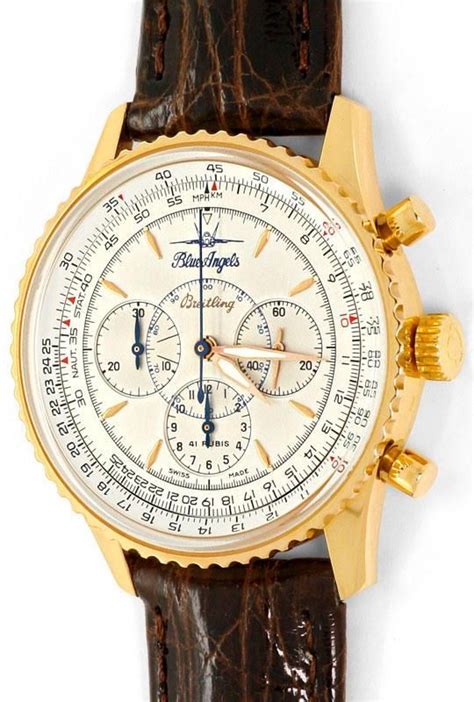 breitling navitimer blue angels roségold|breitling navitimer lowest price.